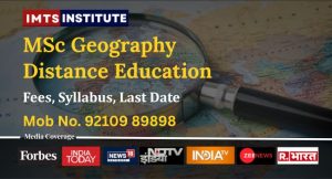 MSc Geography Distance Education
