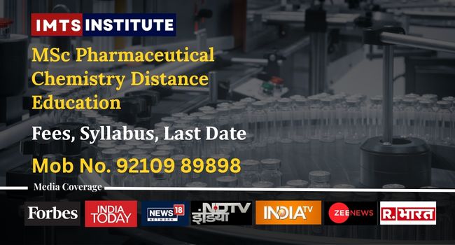 MSc Pharmaceutical Chemistry Distance Education