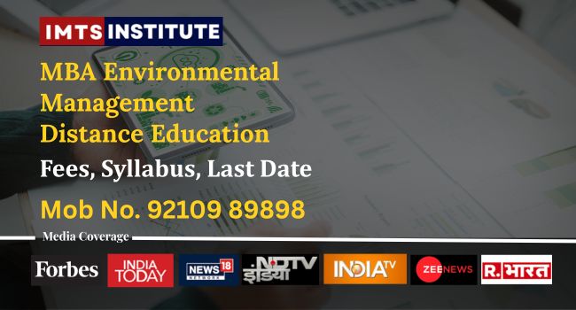 MBA Environmental Management Distance Education