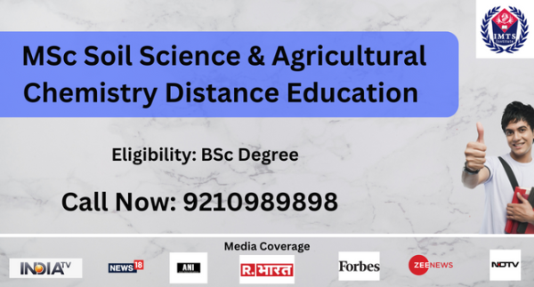 MSc Soil Science & Agricultural Chemistry Distance Education