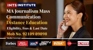 MA Journalism and Mass Communication Distance Education