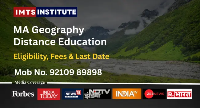 MA Geography Distance Education